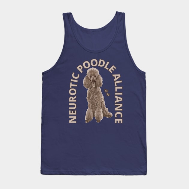 Neurotic Poodle Alliance Tank Top by Slightly Unhinged